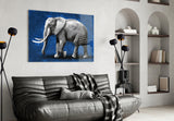 Elephant Glass Wall Art