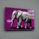 Elephant Glass Wall Art