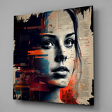 Women Glass Wall Art  || Designers Collection