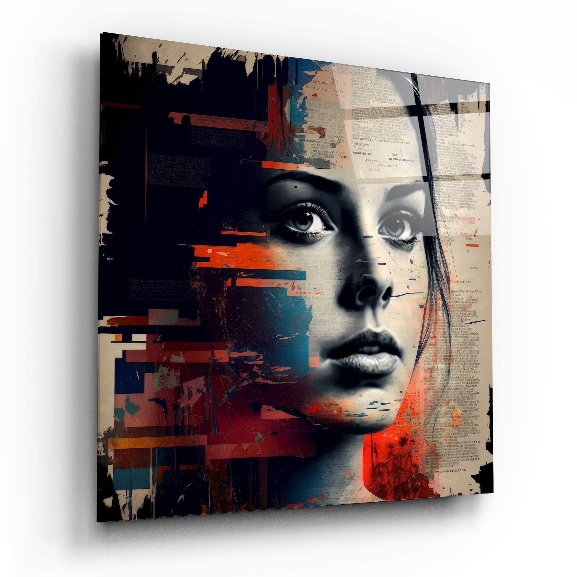 Women Glass Wall Art  || Designers Collection