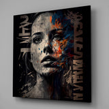 Women Glass Wall Art  || Designers Collection