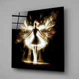 Flame Dancer Glass Wall Art  || Designers Collection