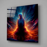 Phoenix Glass Wall Art  || Designers Collection