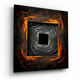 Square Hole Glass Wall Art