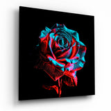 Rose Glass Wall Art