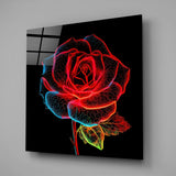 Rose Glass Wall Art