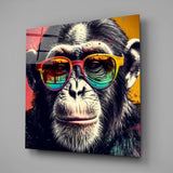 Cool Monkey Glass Wall Art