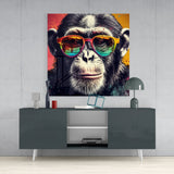 Cool Monkey Glass Wall Art