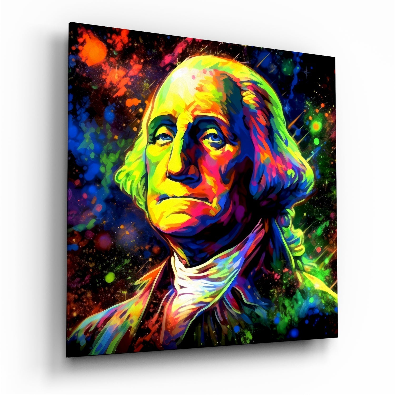 Benjamin Franklin Glass Wall Art