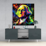 Benjamin Franklin Glass Wall Art