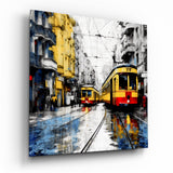 Istiklal Street Glass Wall Art