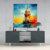 Maiden'S Tower Glass Wall Art