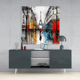 Eiffel Glass Wall Art