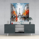 Eiffel Glass Wall Art