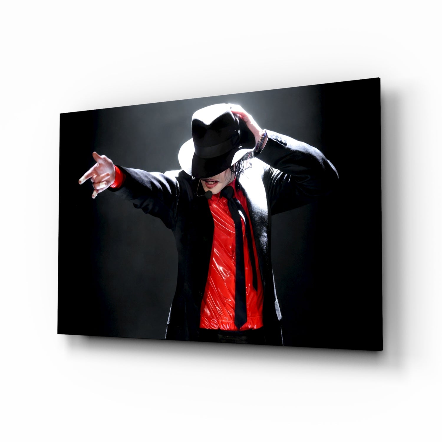 Michael Jackson Glass Wall Art