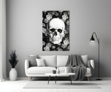 Skull Glass Wall Art