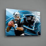 Carolina Panthers Glass Wall Art