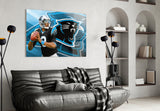 Carolina Panthers Glass Wall Art