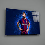 Messi Glass Wall Art