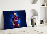 Messi Glass Wall Art