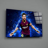 Messi Glass Wall Art