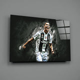 Christiano Ronaldo Glass Wall Art