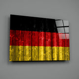 Flag of Germany Glass Wall Art