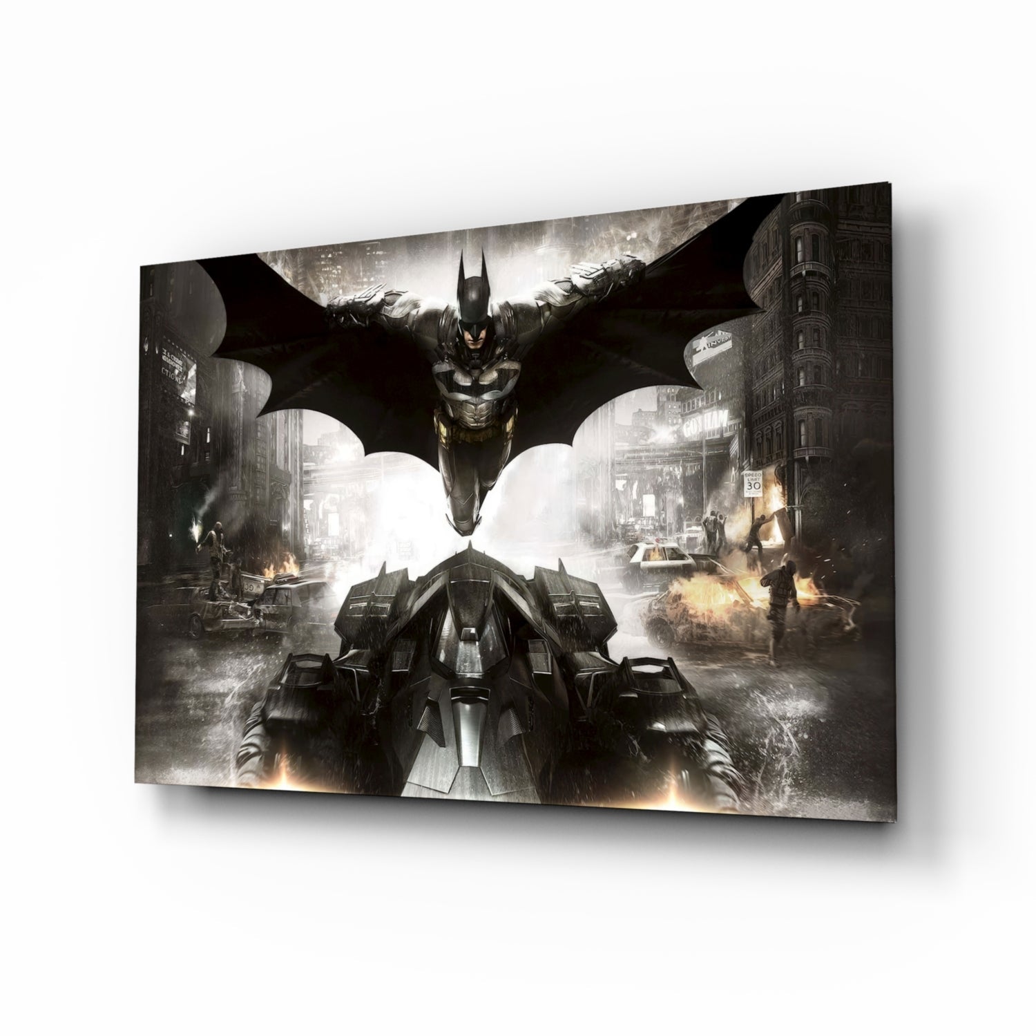 Batman Glass Wall Art