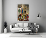 Carpet Seller Glass Wall Art