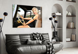 Marilyn Monroe Glass Wall Art