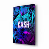 Cash Glass Wall Art