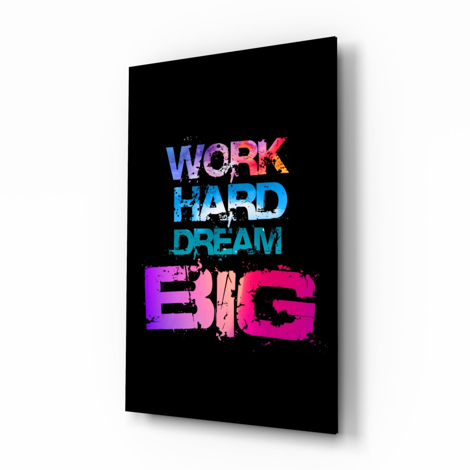 Dream Big Glass Wall Art