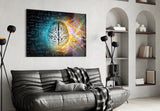 Brain Glass Wall Art