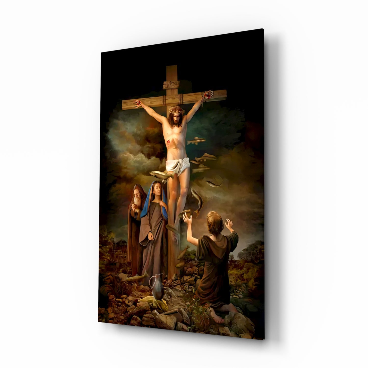 Jesus Glass Wall Art