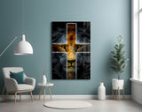 Lion Glass Wall Art