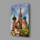 Saint Basil's Cathedral Glass Wall Art