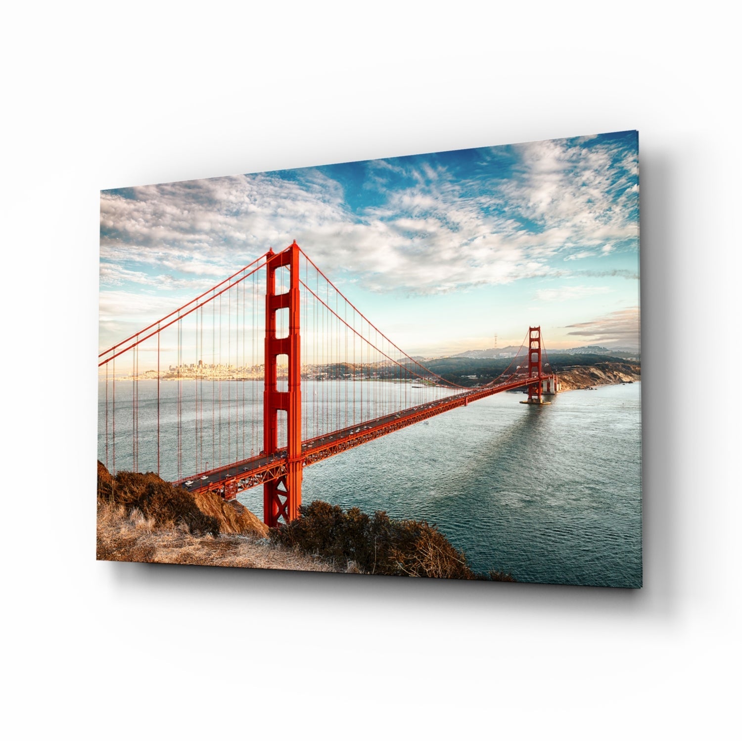 Golden Gate Bridge Glass Wall Art