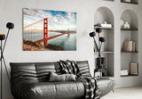 Golden Gate Bridge Glass Wall Art