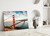 Golden Gate Bridge Glass Wall Art