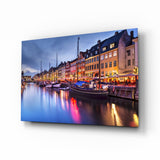 Nyhavn Glass Wall Art