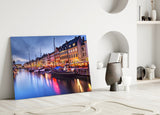 Nyhavn Glass Wall Art