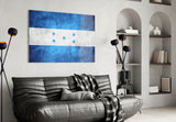 Flag of Honduras Glass Wall Art