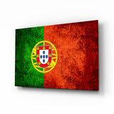 Flag of Portugal Glass Wall Art