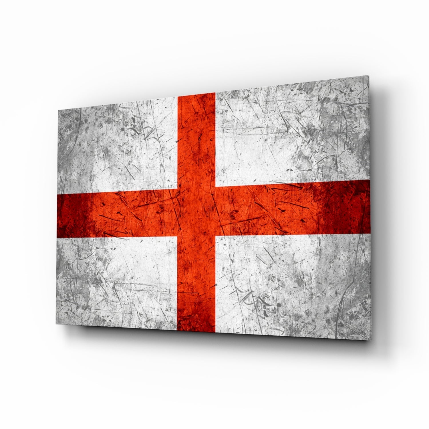 Flag of England Glass Wall Art