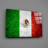 Flag of Mexico Glass Wall Art