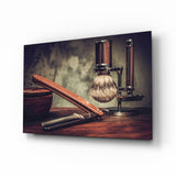 Vintage Shave Glass Wall Art