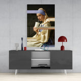Girl with a Pearl Earring Glass Wall Art | insigneart.co.uk