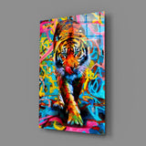 Tiger Glass Wall Art | insigneart.co.uk