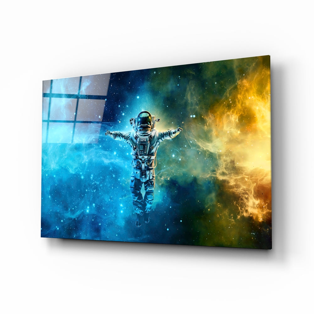 Astronaut Glass Wall Art | insigneart.co.uk