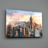 New York City Glass Wall Art | insigneart.co.uk